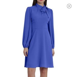 Maggy London Catalina Tie Dress in Light Blue size 10
